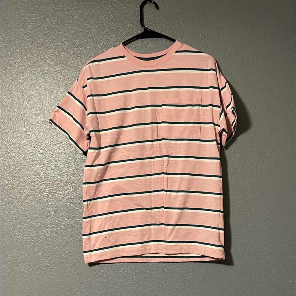 Pink striped shirt